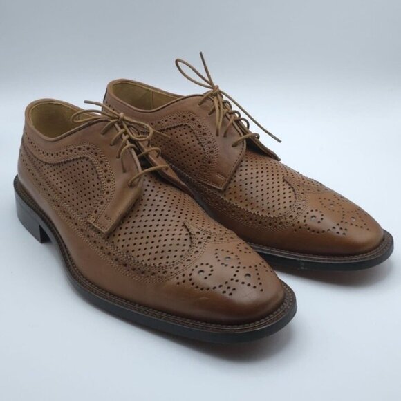 MERCANTI FIORENTINI Men\'s Shoes 8.5M LEATHER Oxford Lace Up‎ ITALY??MADE 5729 main image 6